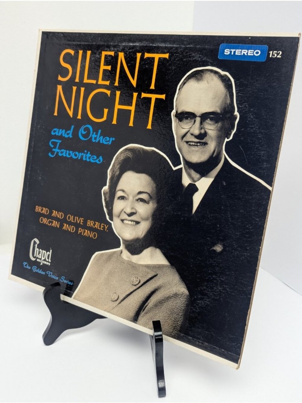 Silent Night And Other Favorites S-152 Brad, Olive Braley Chapel Records Vinyl